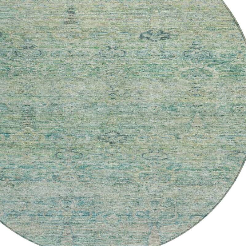 HomeRoots Oriental Traditional Rectangle Outdoor Rug