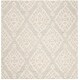 preview thumbnail 13 of 39, SAFAVIEH Handmade Micro-Loop Cait Wool Rug 5' Square - Light Blue - Square