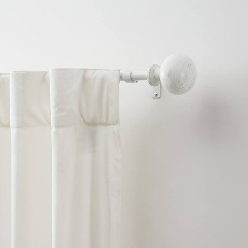 Martha Stewart Bergen Window Rod and Finial Set