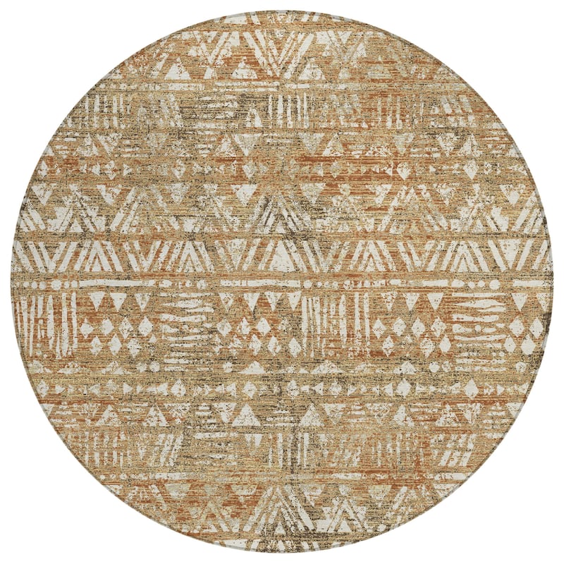 Machine Washable Indoor/ Outdoor Global Jara Chantille Rug