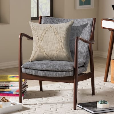 Solid Decorative Diamond Tufted Cotton Throw Pillow