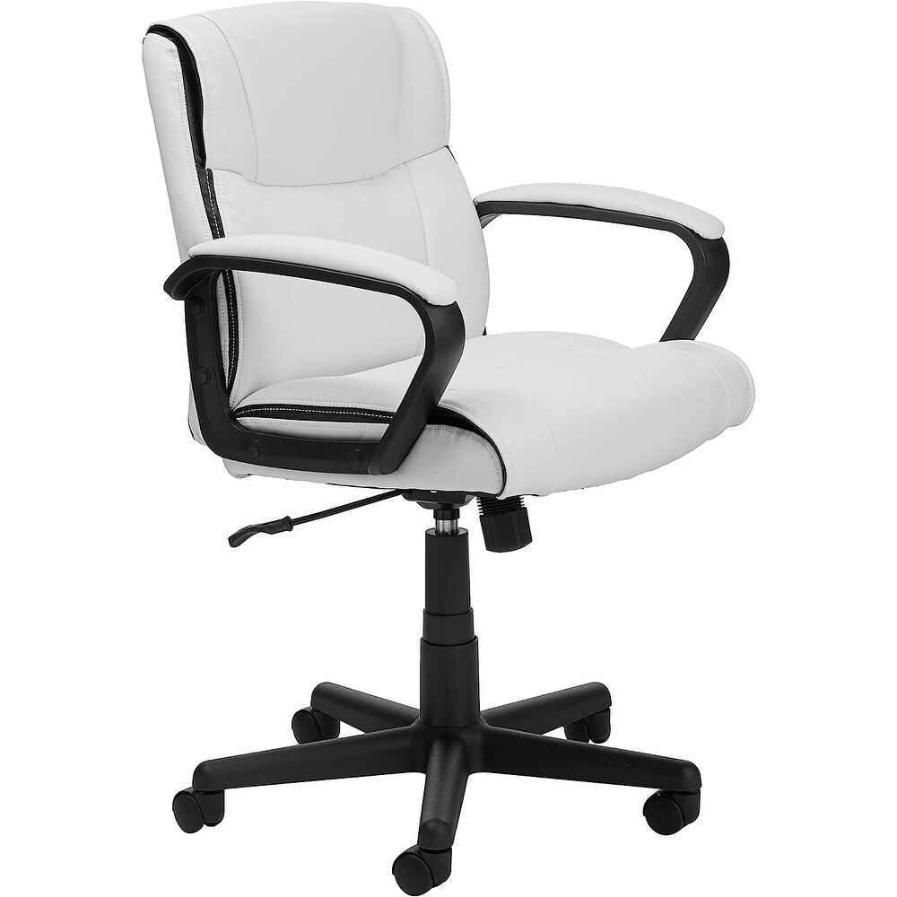 Overstock white shop office chair