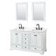 Option White / Giotto Quartz Top / Matte Black Hardware