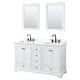 Option White / Giotto Quartz Top / Matte Black Hardware
