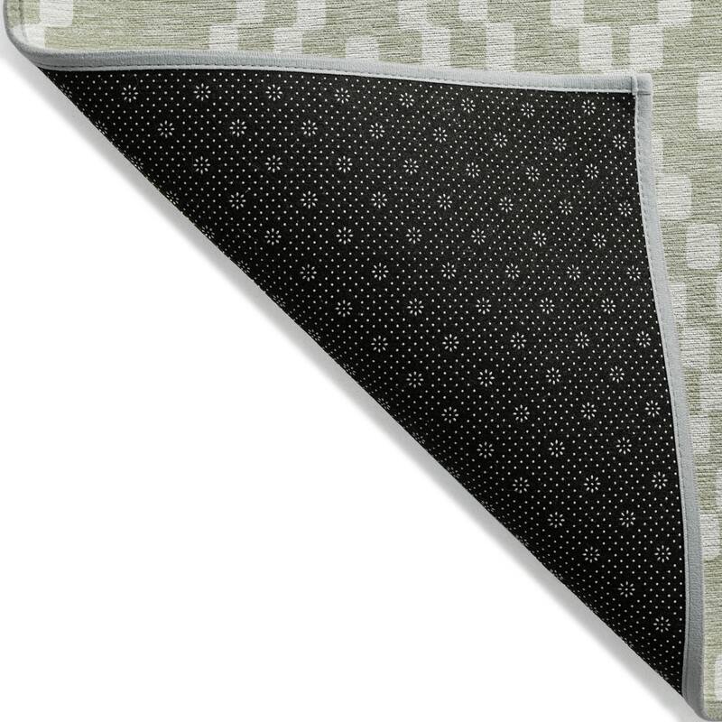 HomeRoots Geometric Transitional Rectangle Outdoor Rug