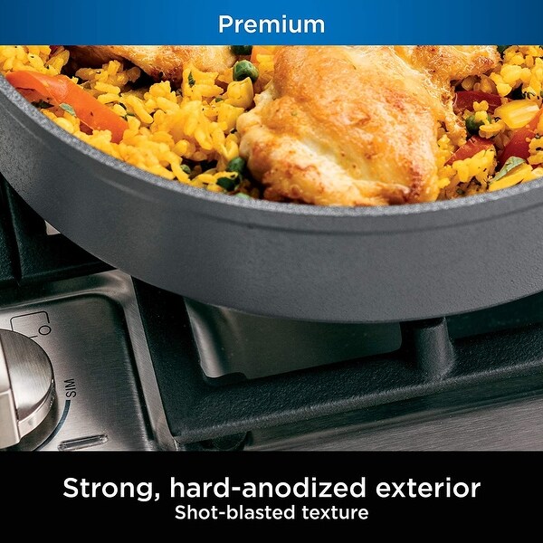 Ninja C39900 Foodi NeverStick Premium 16-Piece Cookware Set - Bed