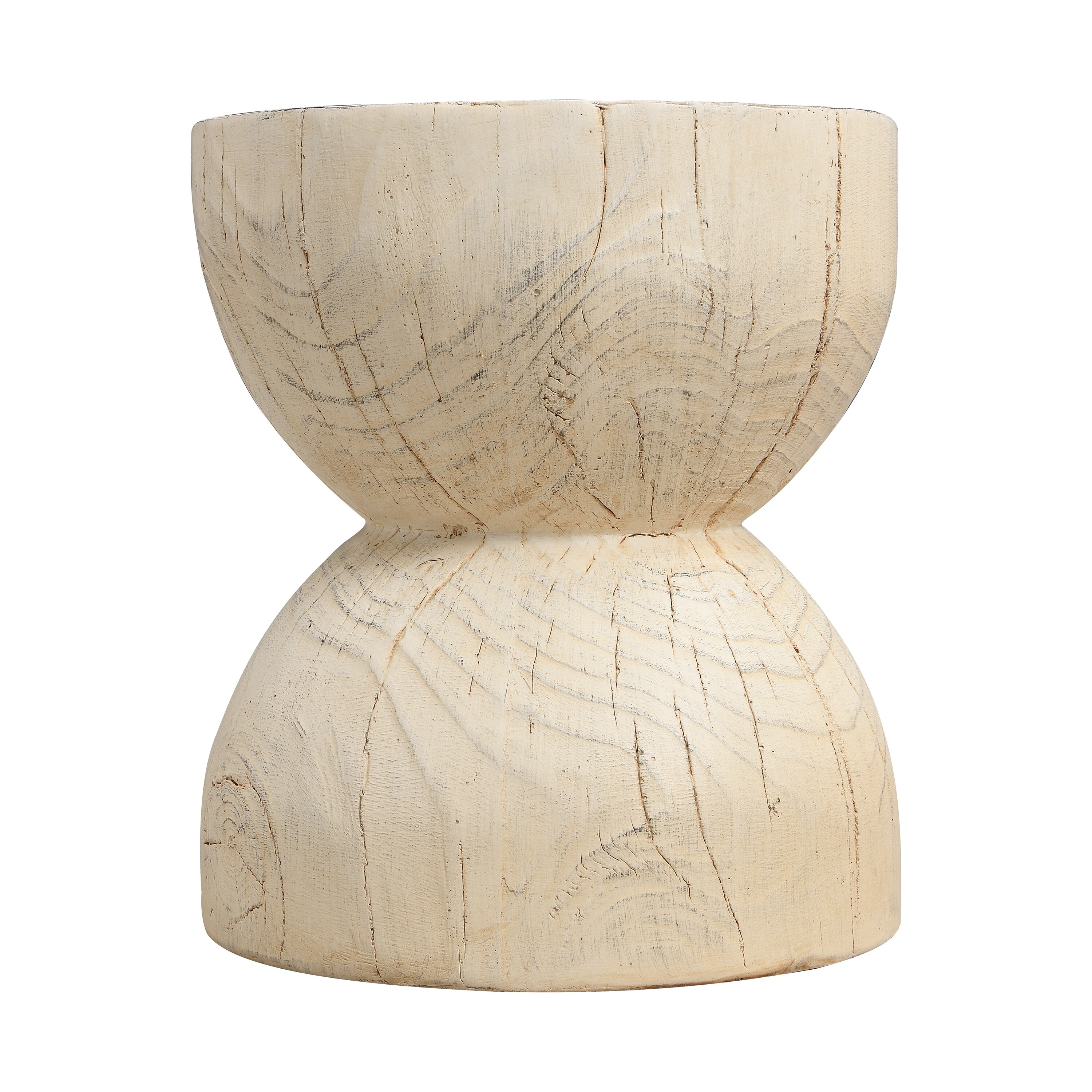 Christopher Knight Home - Rustic MGO Sculptural Side Table with