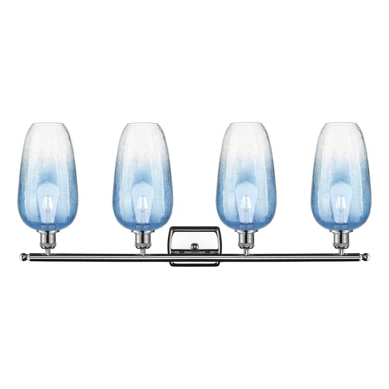 Innovations Lighting Endless Possibilities Ballston - Brookhaven Flute - 4 Light 37" Bath Vanity Light