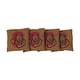 preview thumbnail 1 of 1, Cornell Big Red Brown Cornhole Bags All-Weather Resin Filled