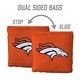preview thumbnail 4 of 3, Denver Broncos NFL Dual Sided Pro Stop & Slide Cornhole Bags