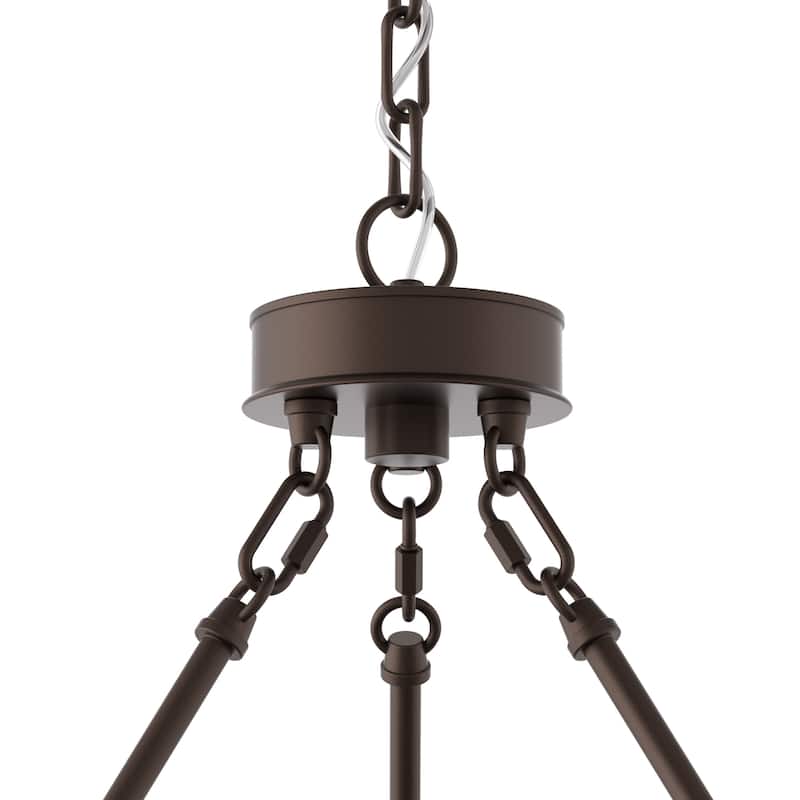Acroma 20-light Modern Farmhouse 40In Round Wagon Wheel Chandelier with UL