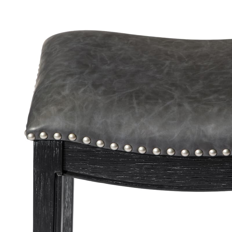 Maven Lane Adrien Saddle Kitchen Dining Stool