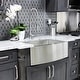preview thumbnail 8 of 12, ZLINE Farmhouse Apron Mount Single Bowl Scratch Resistant Stainless Steel Kitchen Sink with Bottom Grid