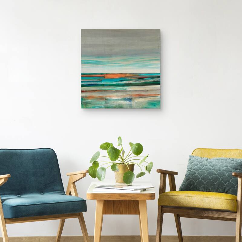 Coastal Colors by Pablo Rojero Canvas Art Print