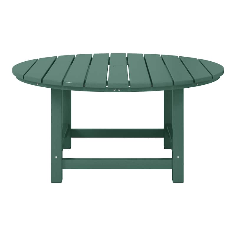 Altura Outdoor 5-Piece Adirondack Chair & Round Coffee Table Conversation Set