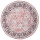 preview thumbnail 5 of 8, SAFAVIEH Serapi Machine Washable Slip Resistant Jivica Traditional Oriental Rug 6'7" Round - Rust/Grey - Round