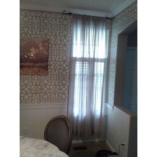 Shop Exclusive Fabrics Tumbleweed Faux Linen Sheer Curtain