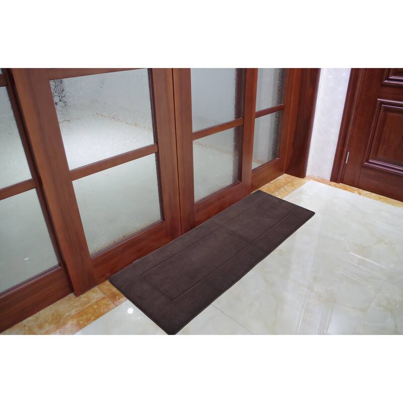 Ultra-Soft Extra-Thick Non-Slip Memory Foam Long Bath Runner Mat 2 ft x 5 ft