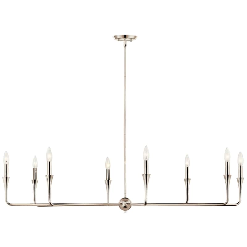 Kichler 52691 Alvaro 8 Light 50" Wide Taper Candle Style Chandelier