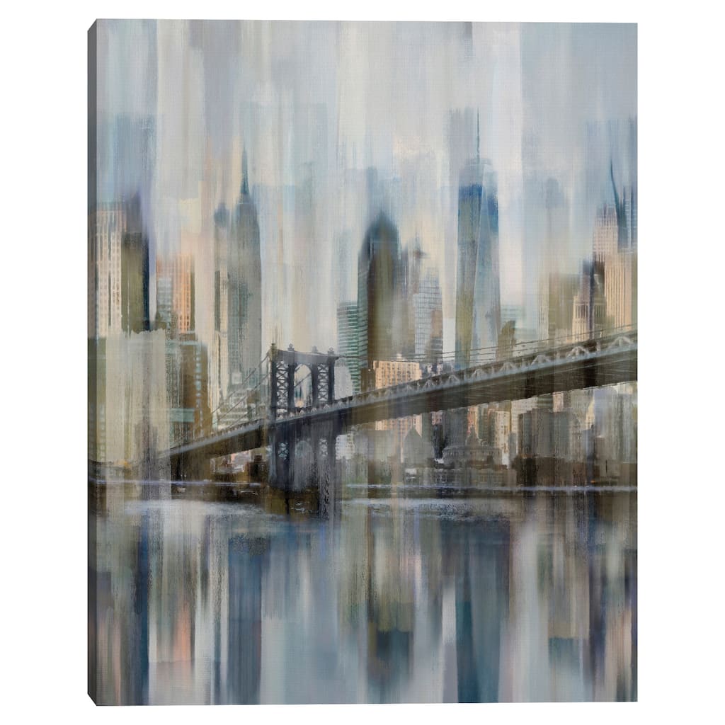 Hudson River Blur by Paul Duncan Canvas Art Print