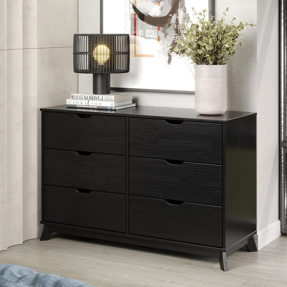 Purcell Wood 6 Drawer Dresser