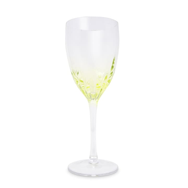 Optic Wine Glasses with Color Gradient, Set of 6