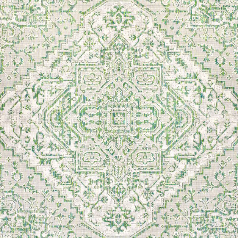 JONATHAN Y Charleston Medallion Indoor/Outdoor Area Rug