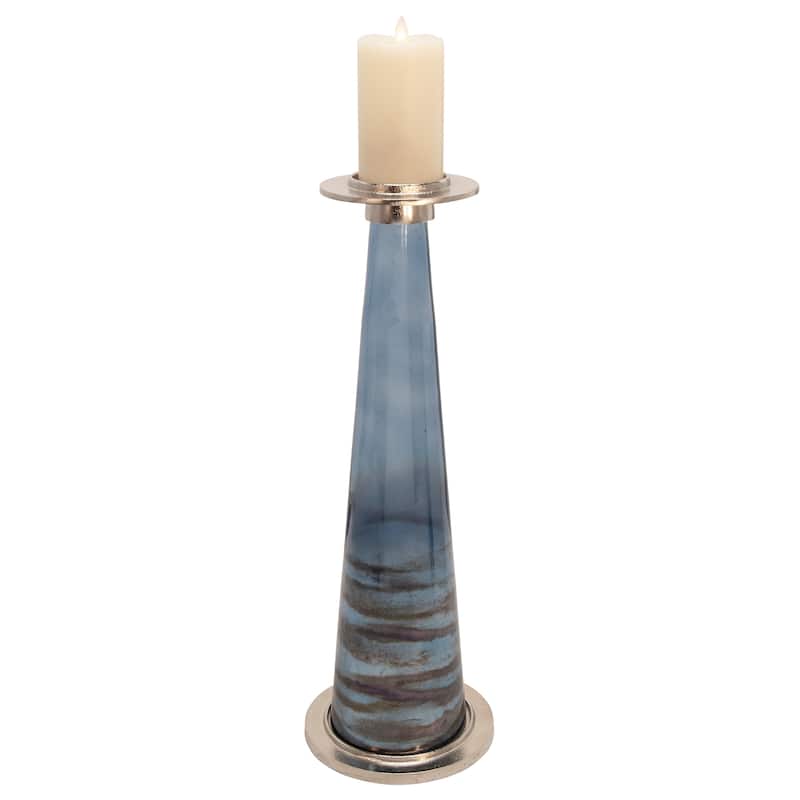 22"h Pillar Holder, Clear 22.0"H - 7.0" x 7.0" x 22.0"
