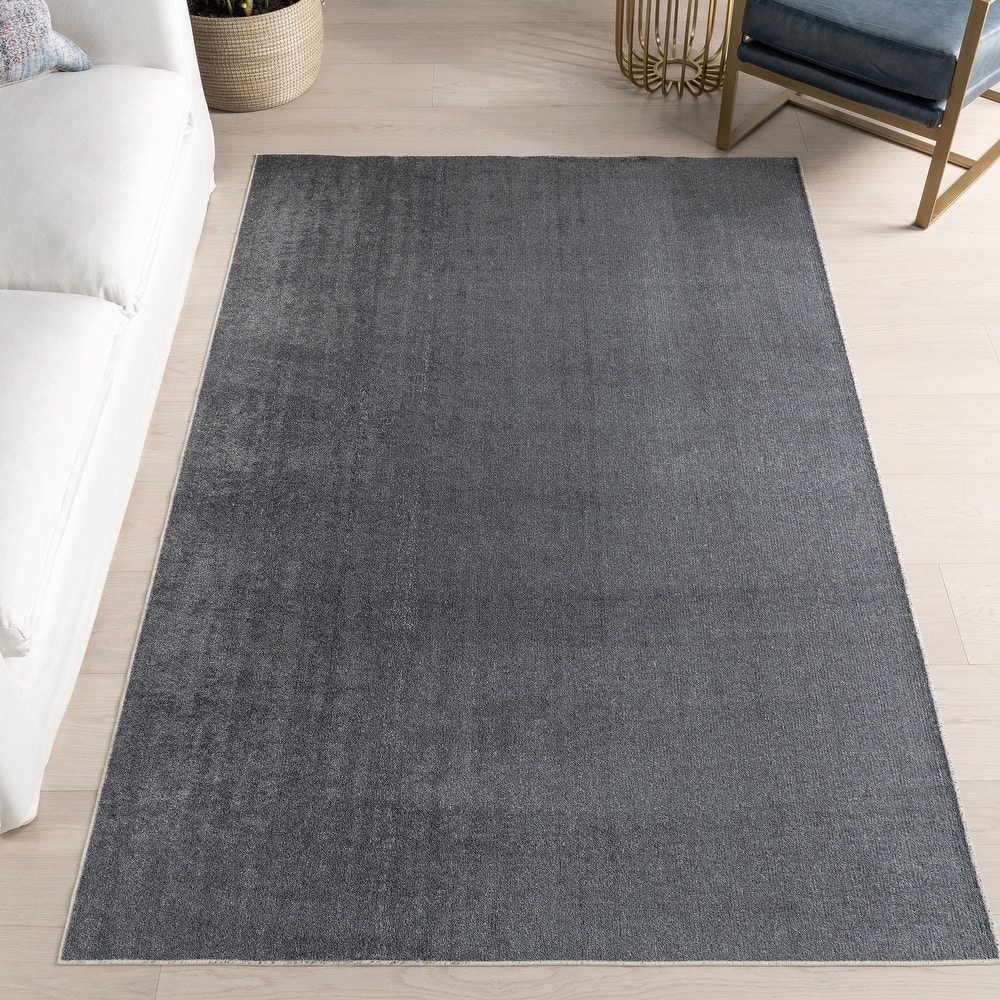 Nuloom Argelia Solid Machine Washable Area Rug