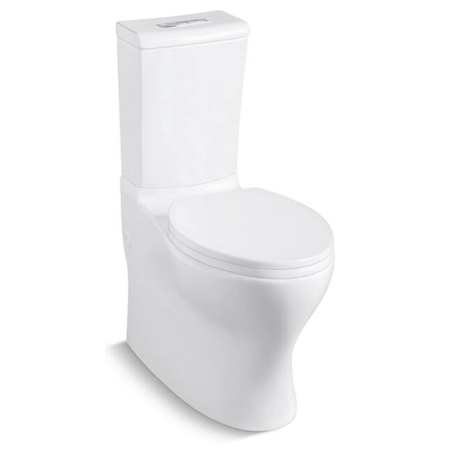 Kallista Plie Elongated Toilet Bowl Only - Stucco White