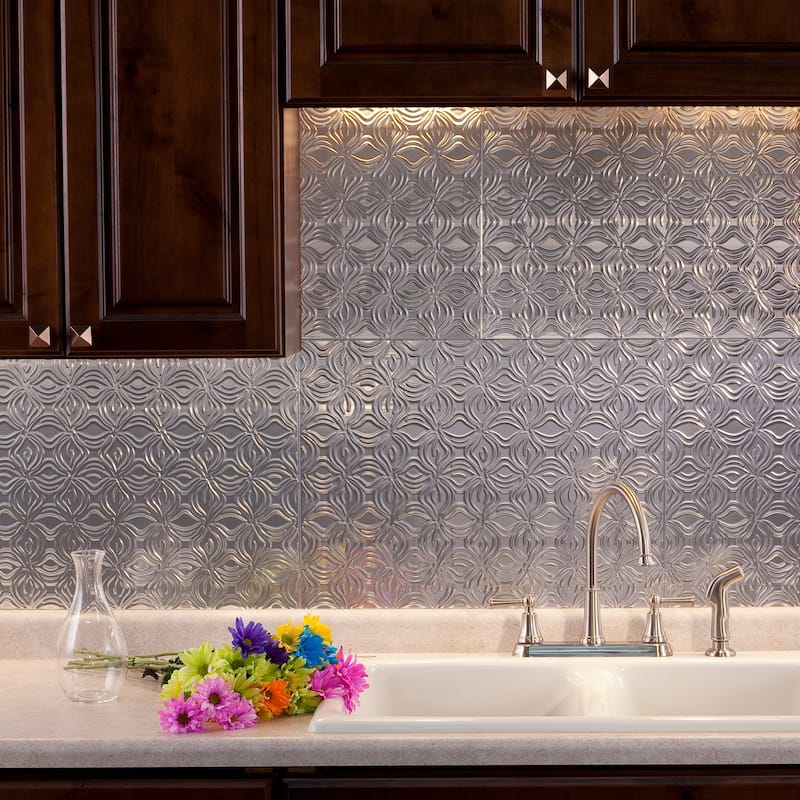 FASÄDE Lotus Decorative Vinyl Backsplash Panel