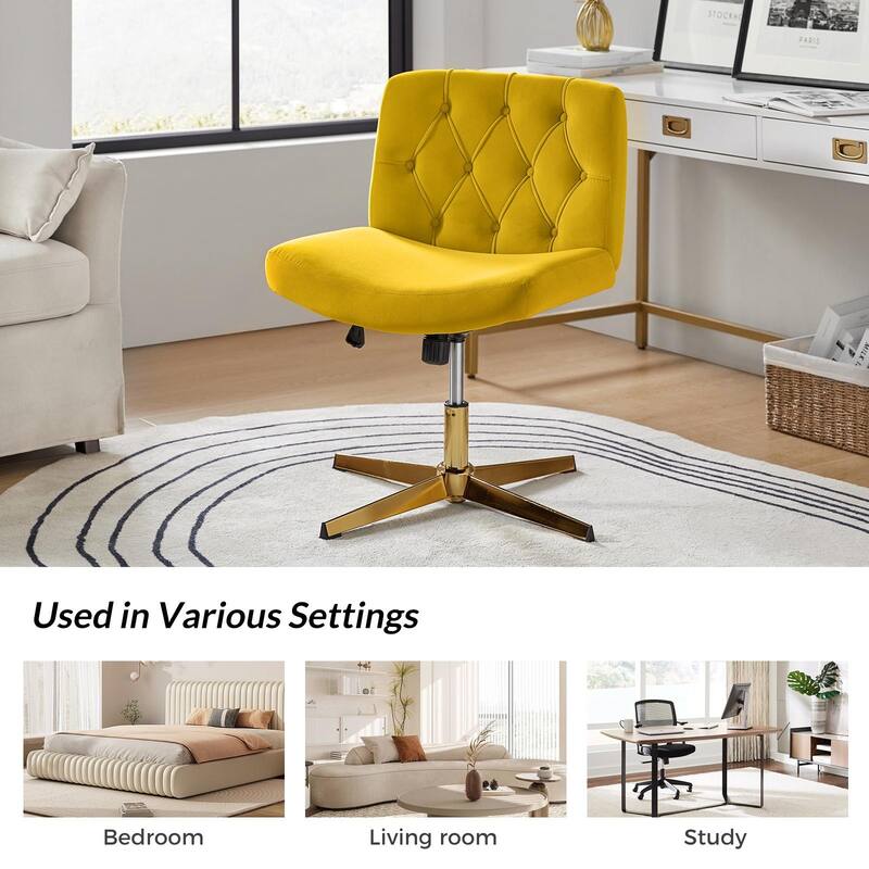 Alfons 360-Degree Swivel & Height Adjustable Task Chair by HULALA HOME