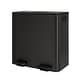 preview thumbnail 7 of 16, 21.2 Gallon Stainless Steel Double Trash Can with Lid for Kitchen, Large Dual Trash and Recycle Bin Combo, Step-On Black