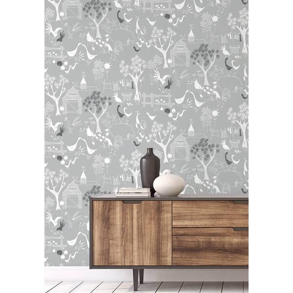 Shop Nextwall Rise And Shine Scandinavian Peel And Stick Wallpaper