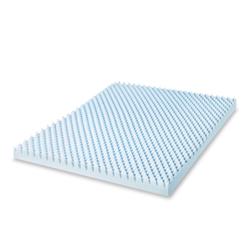 4 Inch Gel Egg Crate Memory Foam Bed Topper - Crown Comfort