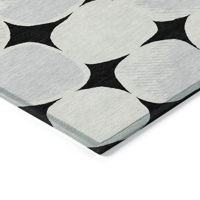 Machine Washable Indoor/ Outdoor Chantille Modern Puffy Rug