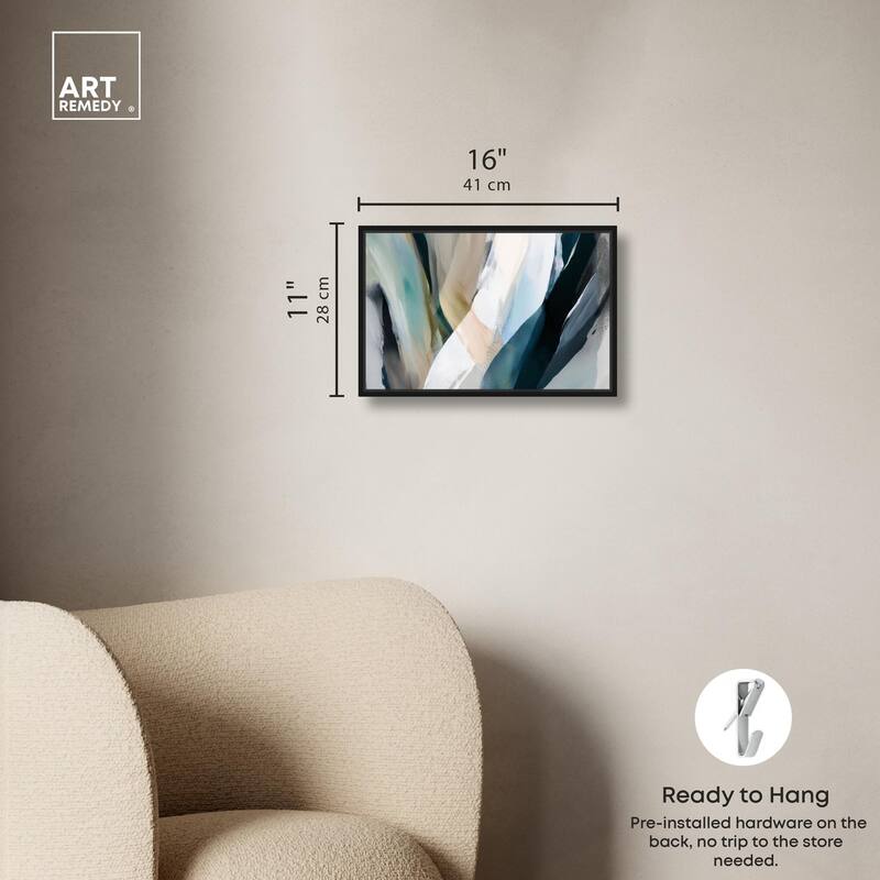 Sweeping Forms II Canvas by Art Remedy