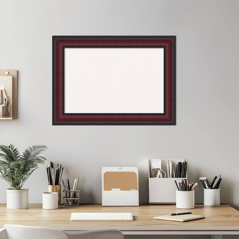 Dalat Cherry Framed Cork Board - Bulletin Board, Organization Board, Pin Board