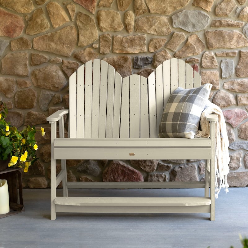HIGHWOOD Hamilton 4-Foot Counter Height Bench - N/A - Whitewash