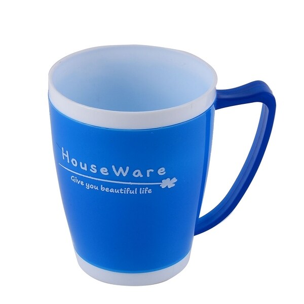 Home Bathroom Plastic Toothbrush Toothpaste Holder Gargle Cup Blue