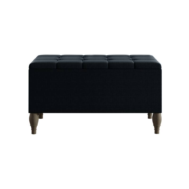 CraftPorch 2 Piece Bedroom Set in Transitional Linen Button Tufted Upholstered Bed