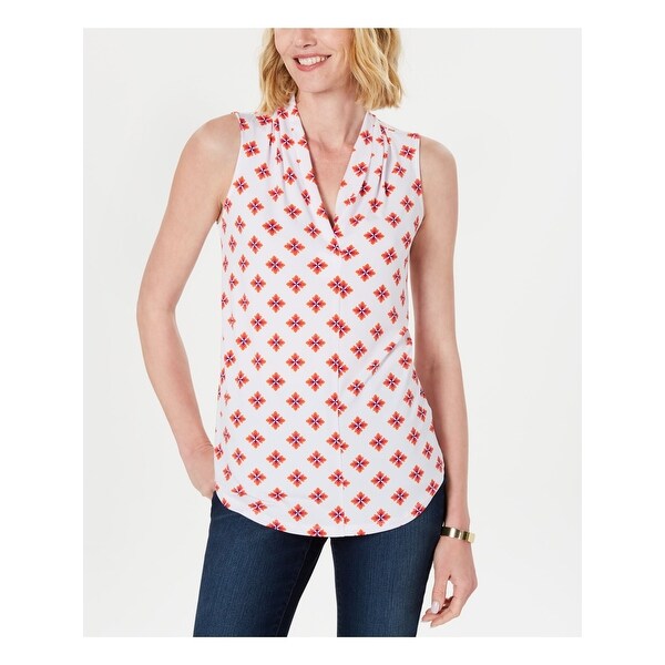 charter club sleeveless blouse