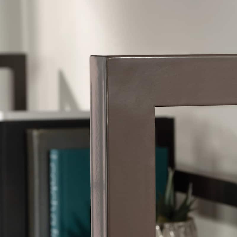 Wood Credenza Hutch with Impact-Resistant Design, Brown - 65.98" W x 16.54" D x 42.28" H