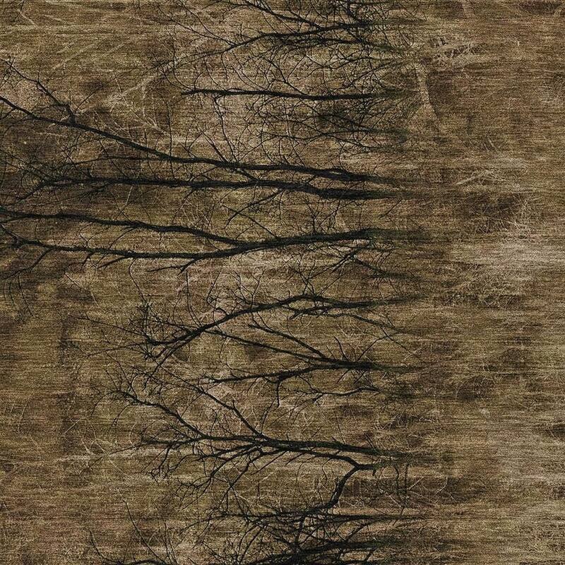 HomeRoots Floral Transitional Rectangle Outdoor Rug