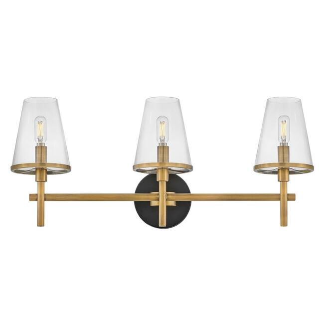 Hinkley Lighting 51083 Marten 3 Light 25" Wide Vanity Light with Clear