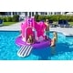 preview thumbnail 2 of 3, Unicorn Castle Inflatable Island Swimming Pool Float 82"