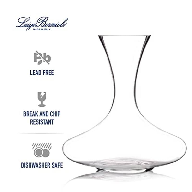 Luigi Bormioli Crescendo 68 Oz Decanter - 7.5" x 9" x 12"