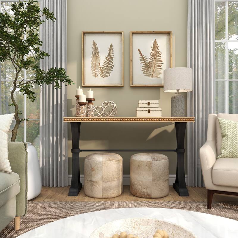 White Wooden Decorative Box with Hinged Lid (Set of 2)