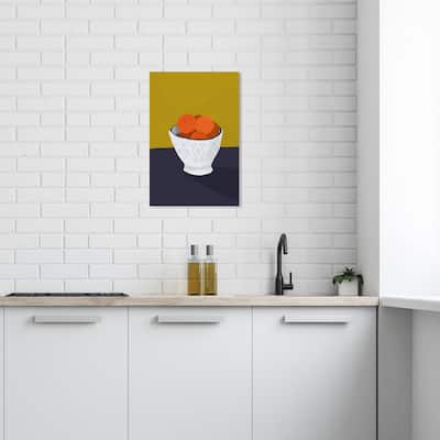 Wynwood Studio Canvas Food and Cuisine Tangerines Orange and Tangerine Modern & Contemporary Wall Art Canvas Print
