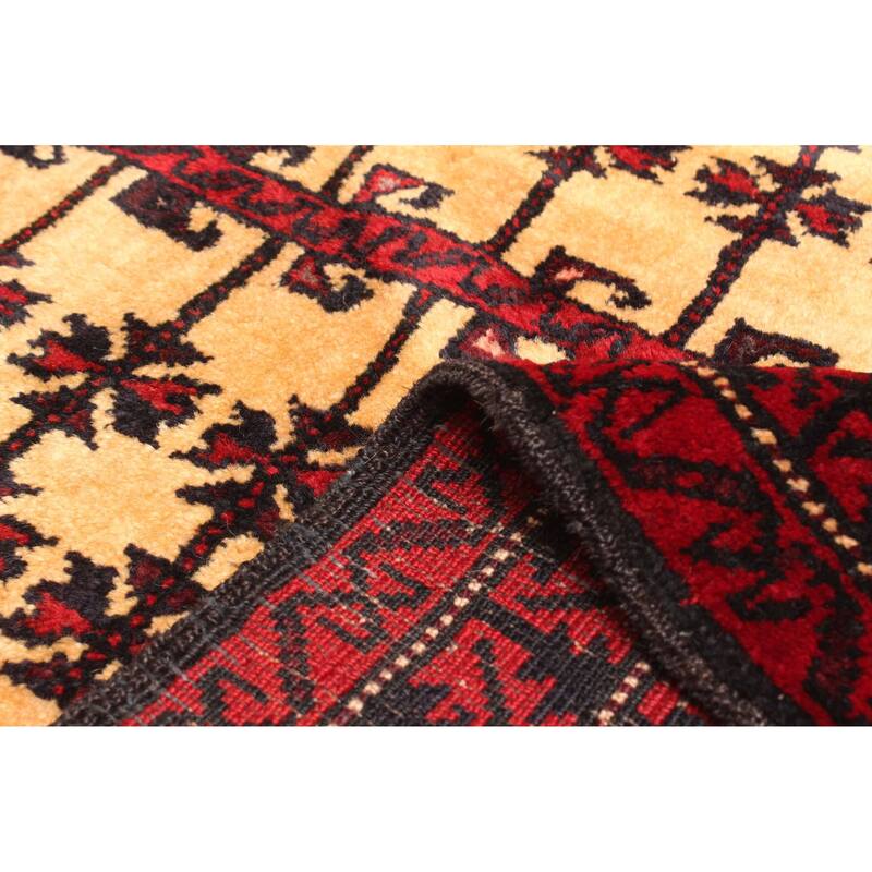 ECARPETGALLERY Hand-knotted Teimani Beige Wool Rug - 2'8 x 4'1